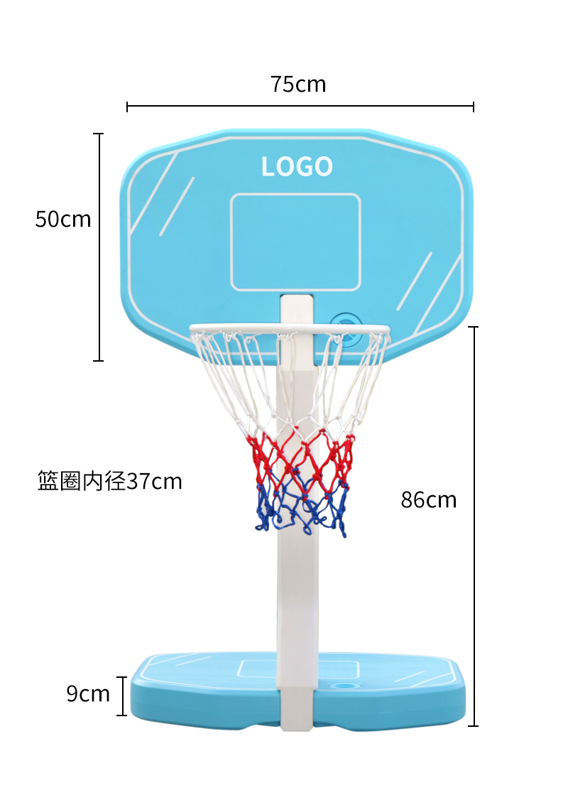 泳池水上篮球架_07